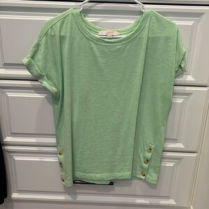 Light Lime Green Sweater Top-LOFT